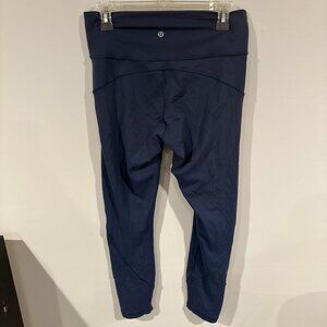 Lululemon Blue Leggings 7/8 length / Size 10